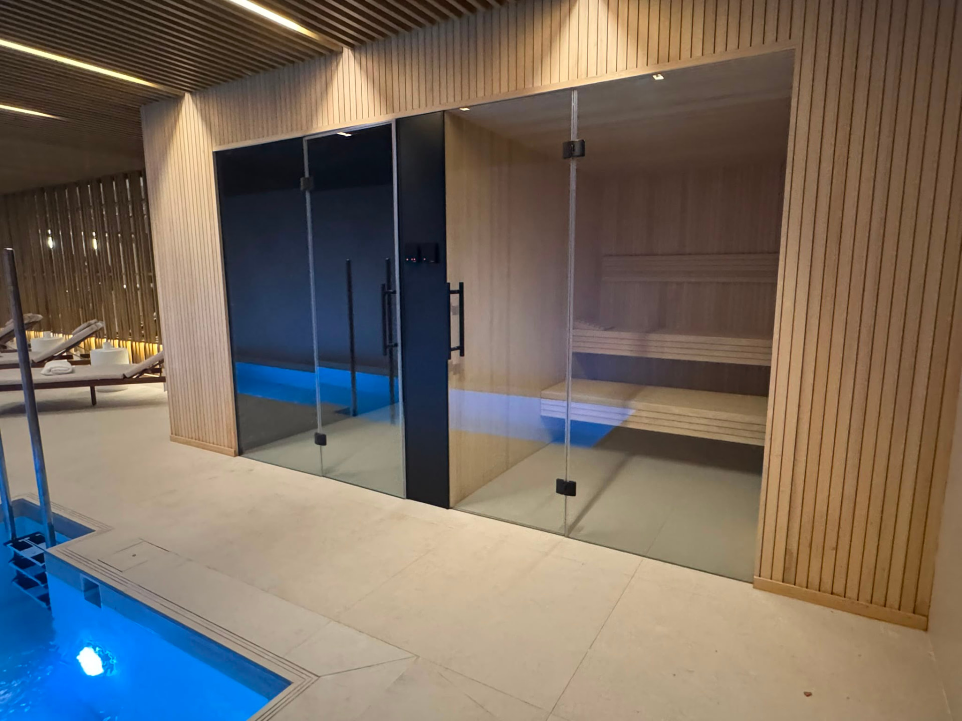 Sauna y baño de vapor
